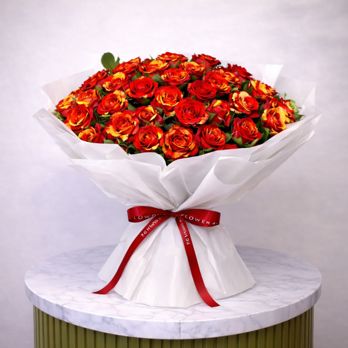 باقة لهيب الزهور